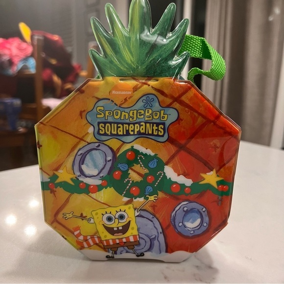 Nickelodeon Other - Y2K SpongeBob SquarePants & Friends Christmas Vintage Ornament Pineapple Box Set